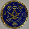 Masonic Car emblem (Square & Compass) w/ Seven Liberal Arts and Science