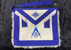 Apron - Master Mason Blue W/ White Fringes