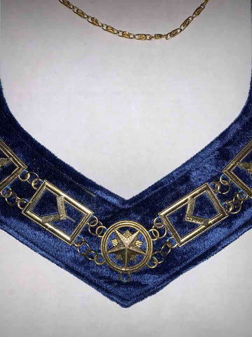 Masonic Blue Lodge Collar-Gold