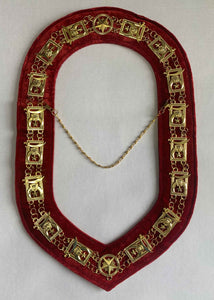 Shriner Gold Chain Collar (STAR)