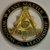 Masonic Car Emblem "Past Master" Badge Freemason