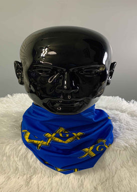 Master Mason Gaiter Face Mask Royal Blue