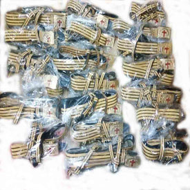 Knights Templar Past Commander Black & Gold Sword Belt