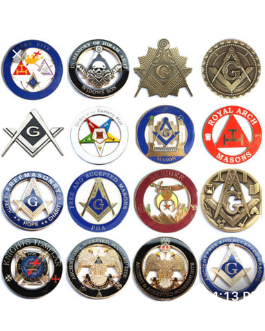 Masonic Car Emblems - Premium