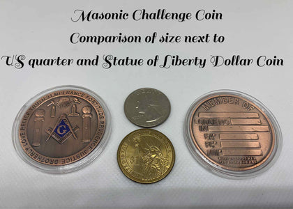 Masonic Challenge Coin