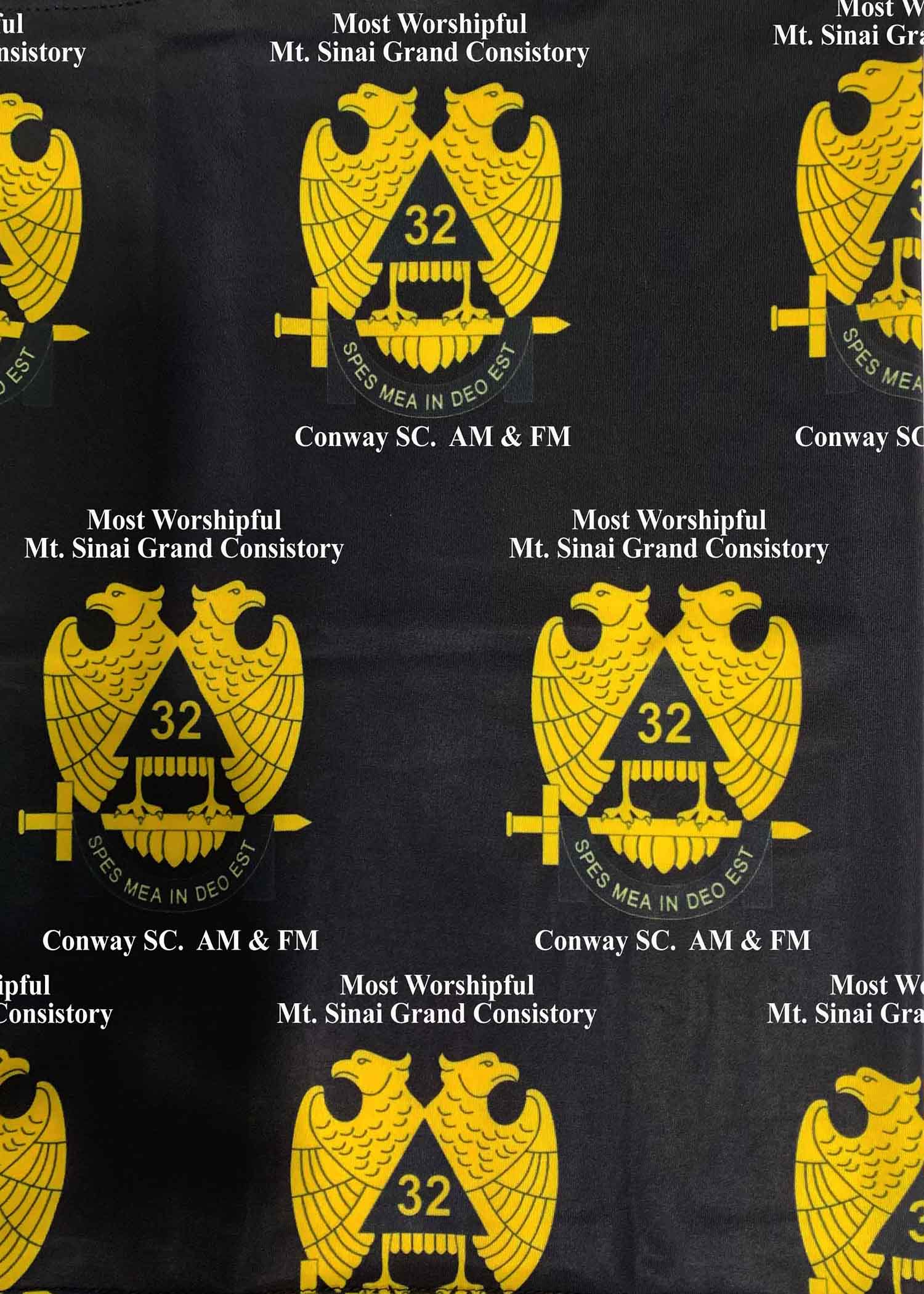 MW Mt Sinai Grand Consistory (Custom) Gaiter Face Mask