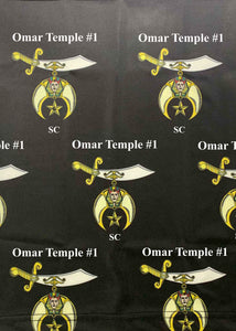 Omar Temple #1 (Custom) Gaiter Face Mask