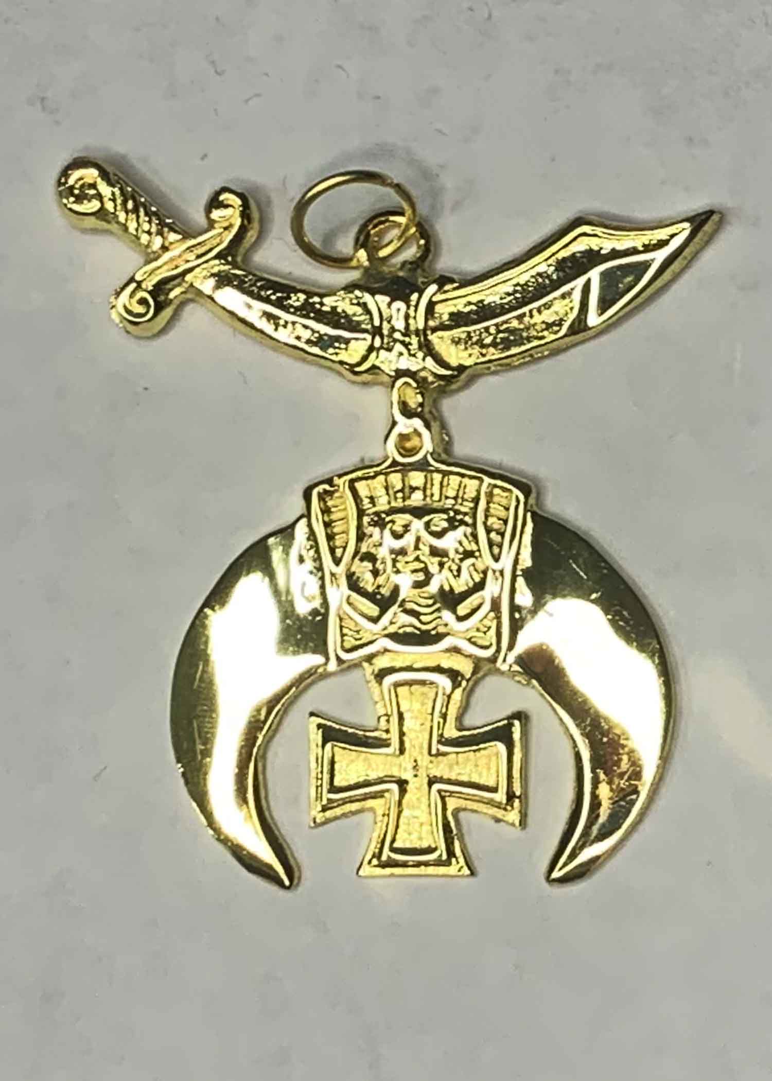 Gold Shriner Potentate Jewel