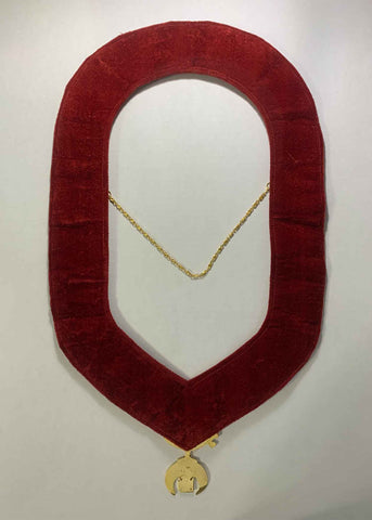 Image of Shriner Gold Chain Collar (Maltese Cross)
