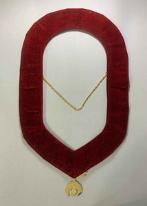 Shriner Gold Chain Collar (Maltese Cross)
