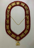 Shriner Gold Chain Collar (Maltese Cross)